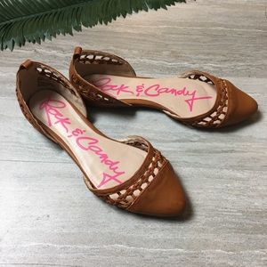 Rock & Candy pointed toe flats. Size: 6.5
